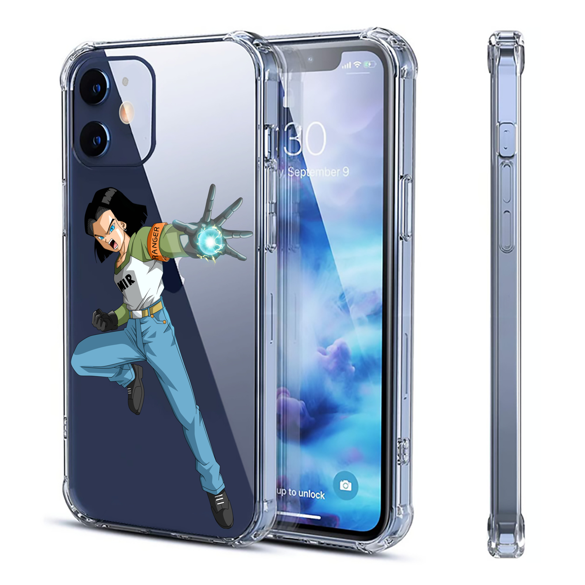 （画像用） ドラゴンボール DRAGON BALL 【iPhone 12シリーズ対応】透明スマホケース（クリアソフトケース）